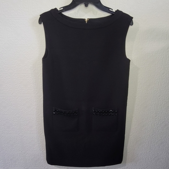 Kate Spade Boat Neck Sequin Trim Pencil Dress - Picture 3 of 9